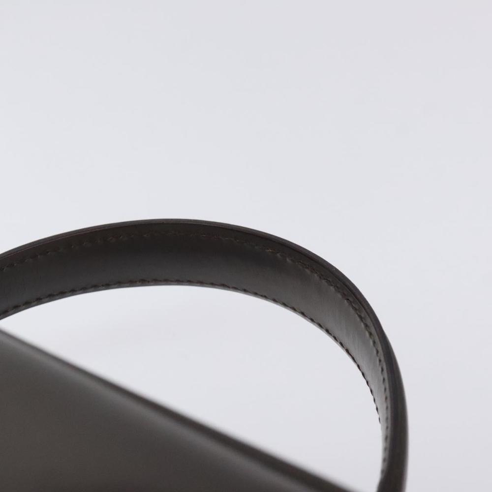 GUCCI Bamboo Hand Bag Patent leather Dark Brown Gold 000 270 0323 Auth 129452 - Picture 8 of 16